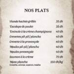 Menu Buffet d'Atlas Marrakech July 2023 540307-390300